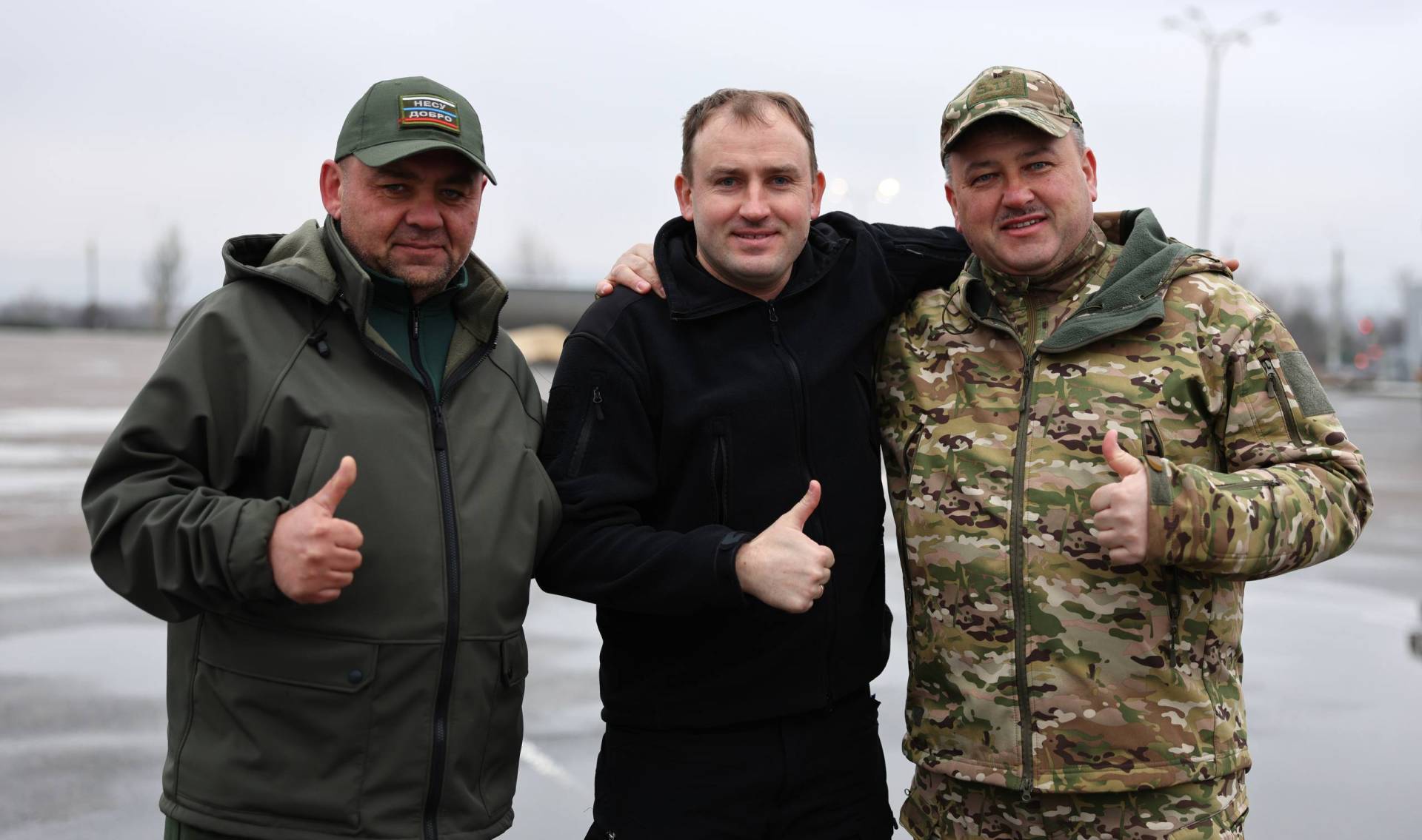 Делегация Кайбицкого района встретилась с бойцами в ЛНР