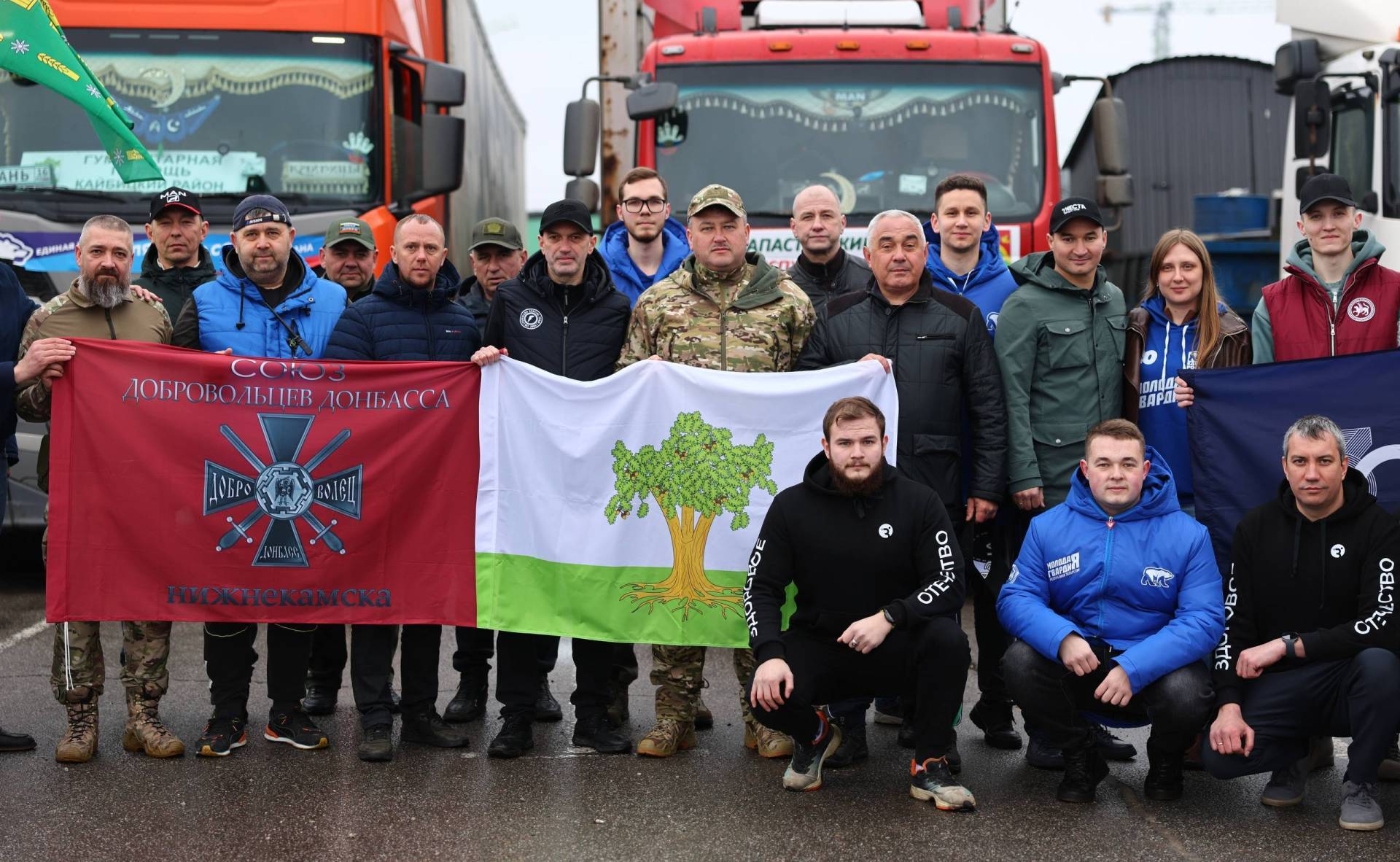 Делегация Кайбицкого района встретилась с бойцами в ЛНР