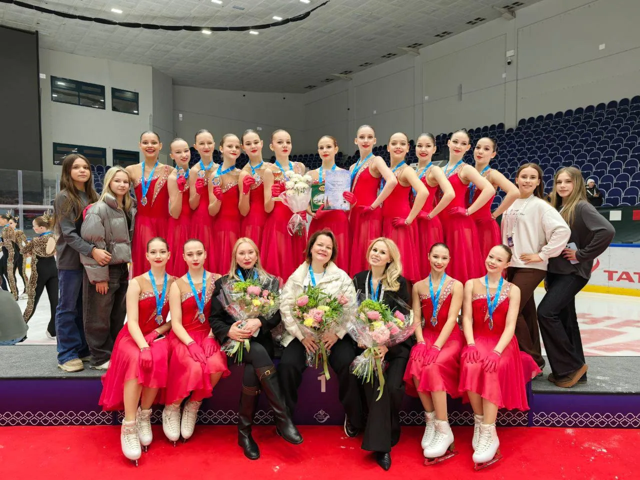 «Казаночка» завоевала бронзу первенства России по синхронному катанию на коньках