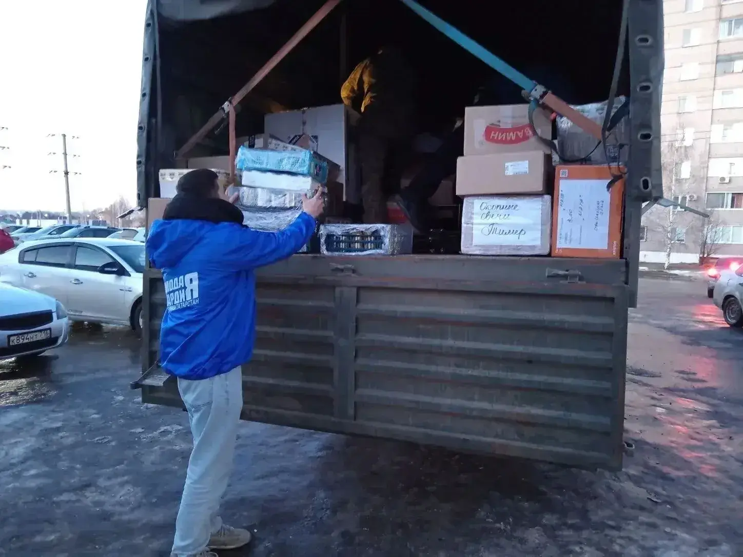 Верующие из Елабуги отправили бойцам СВО вещи для молельных комнат на передовой