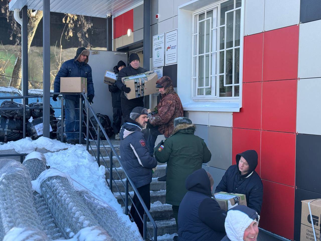 Высокогорцы отправили три автомобиля с гуманитарным грузом в зону СВО