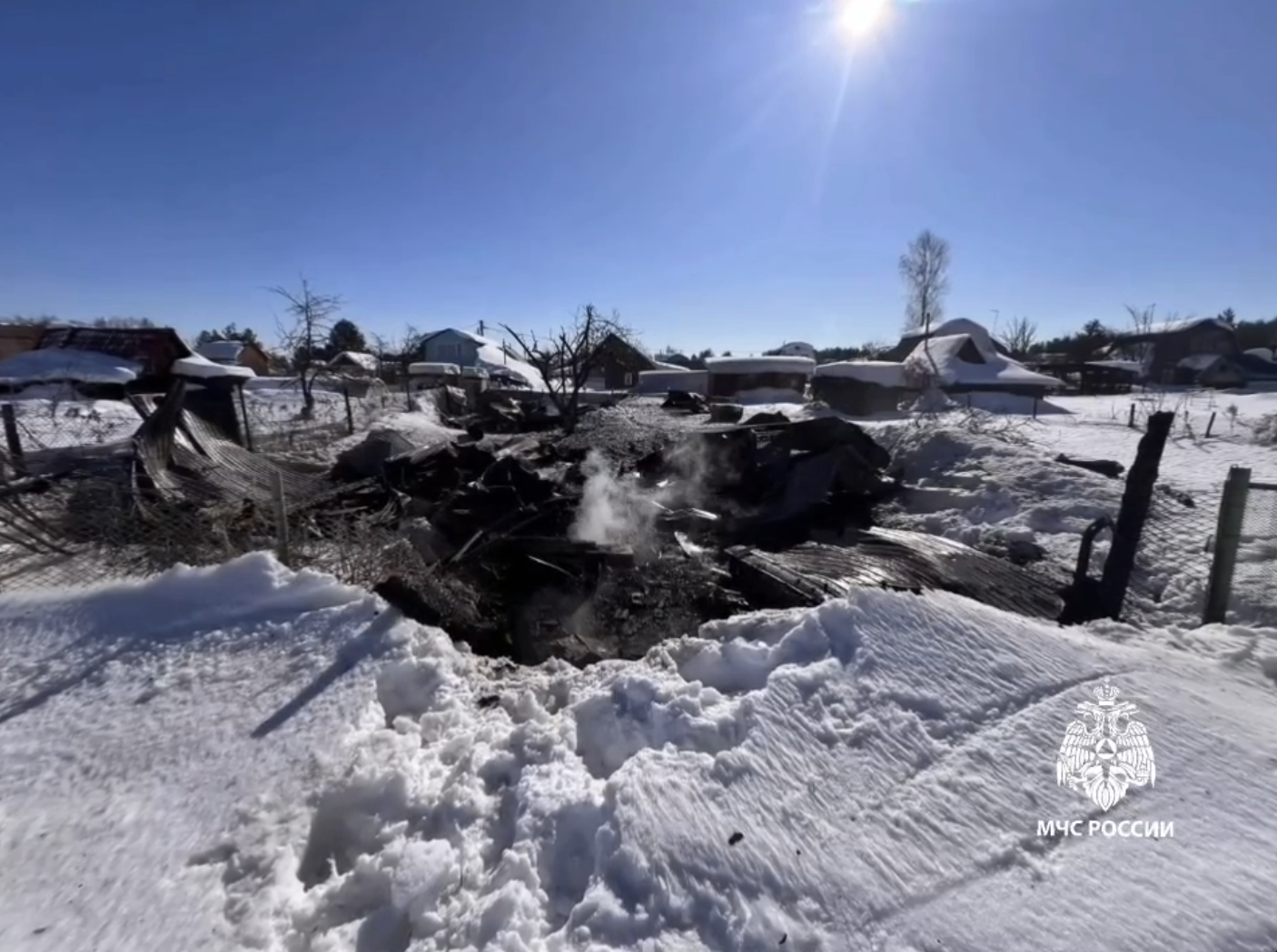 Мужчина госпитализирован с ожогами после пожара в СНТ Лаишевского района
