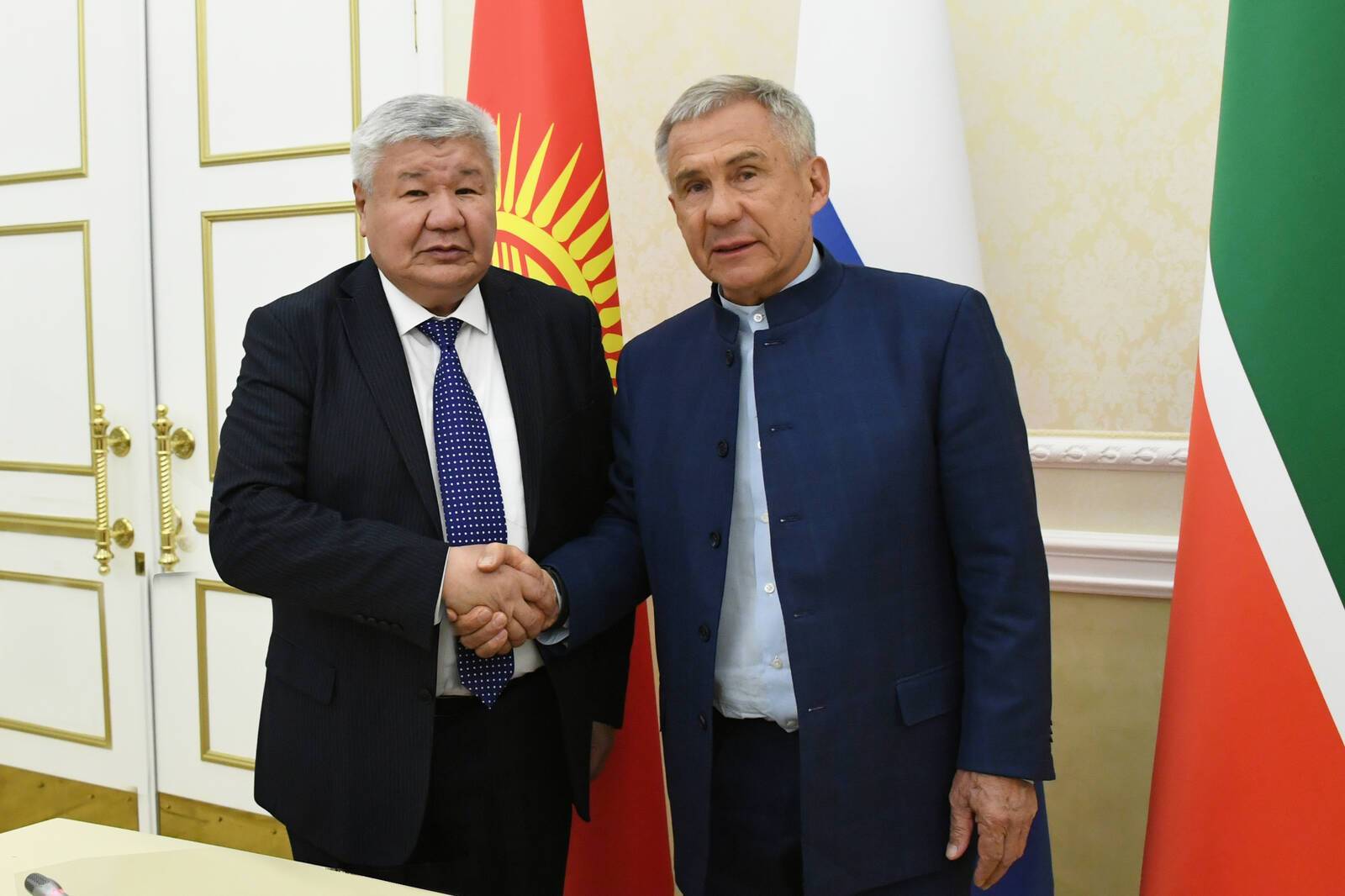 В Казанском Кремле Раис Татарстана встретился с министром энергетики Кыргызстана