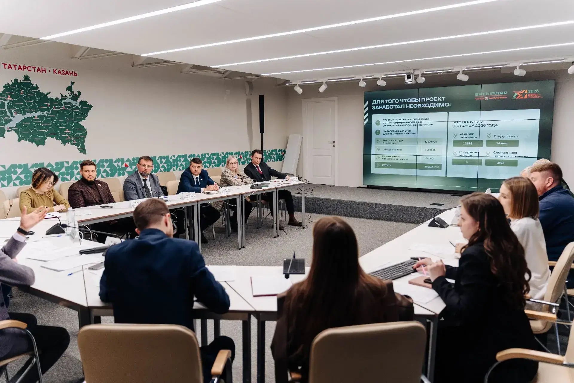 Участники программы «Батырлар» представили свои проекты в молодежной политике