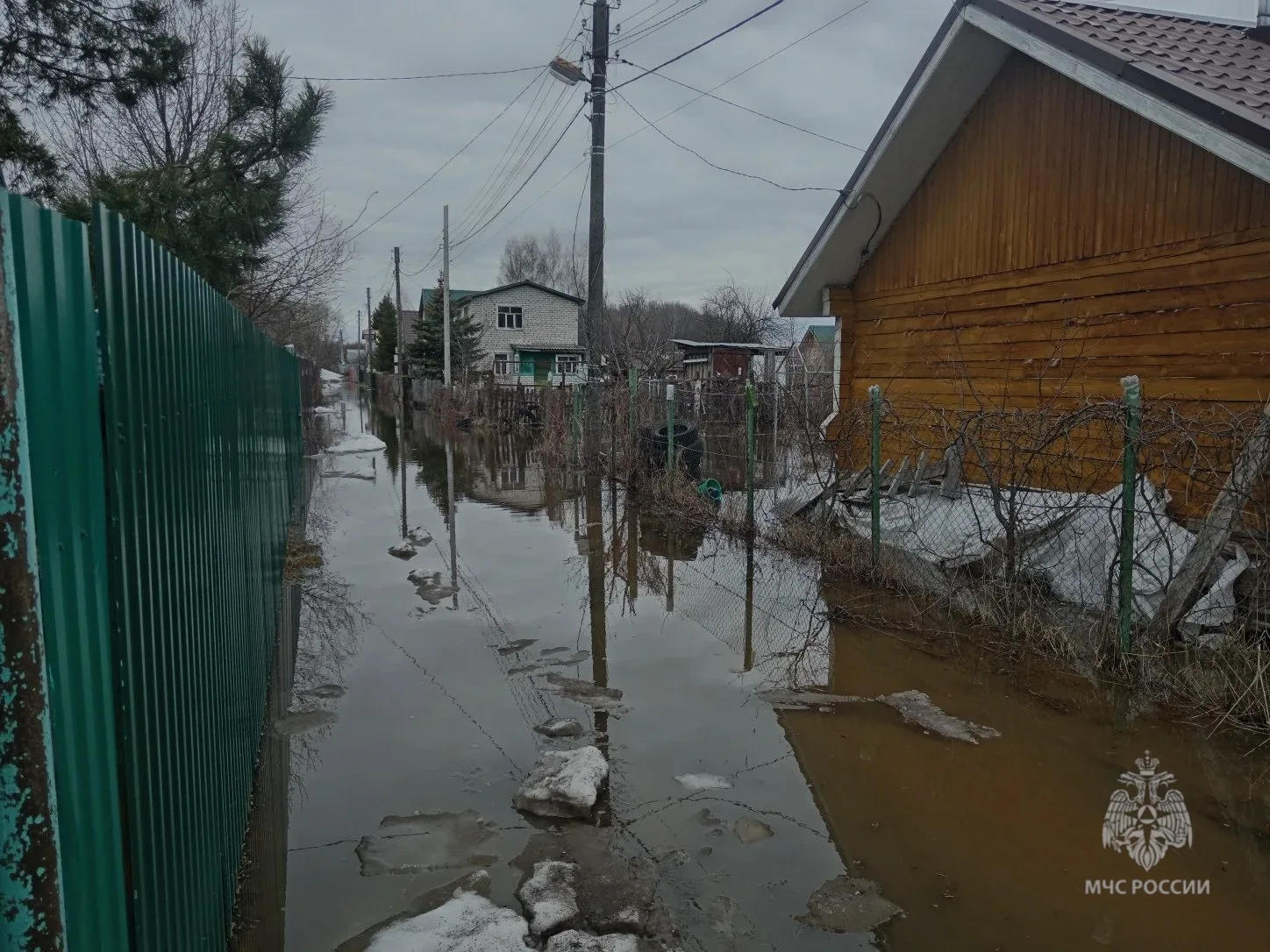 МЧС сообщило о подтоплении 30 участков в СНТ Зеленодольского района