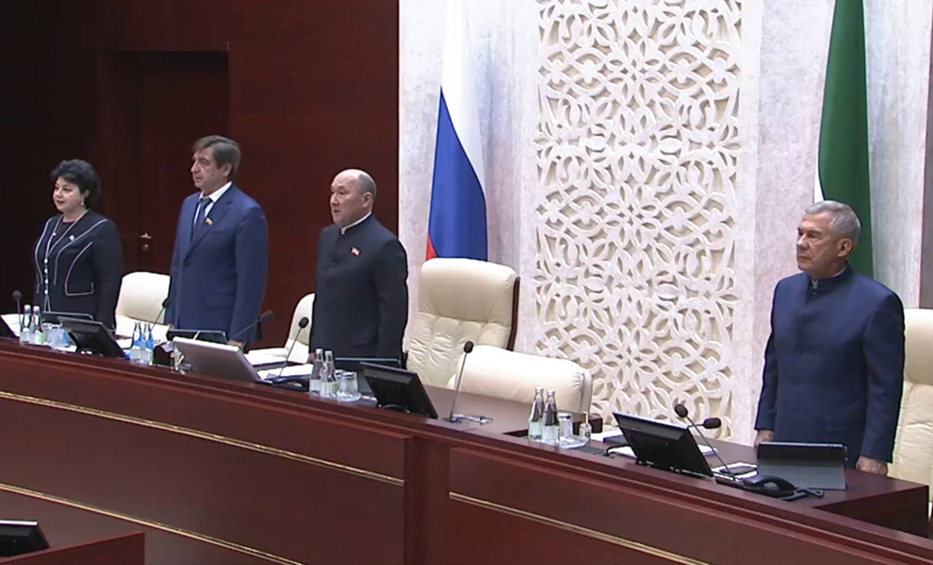 Рустам Минниханов принимает участие в заседании Госсовета Татарстана