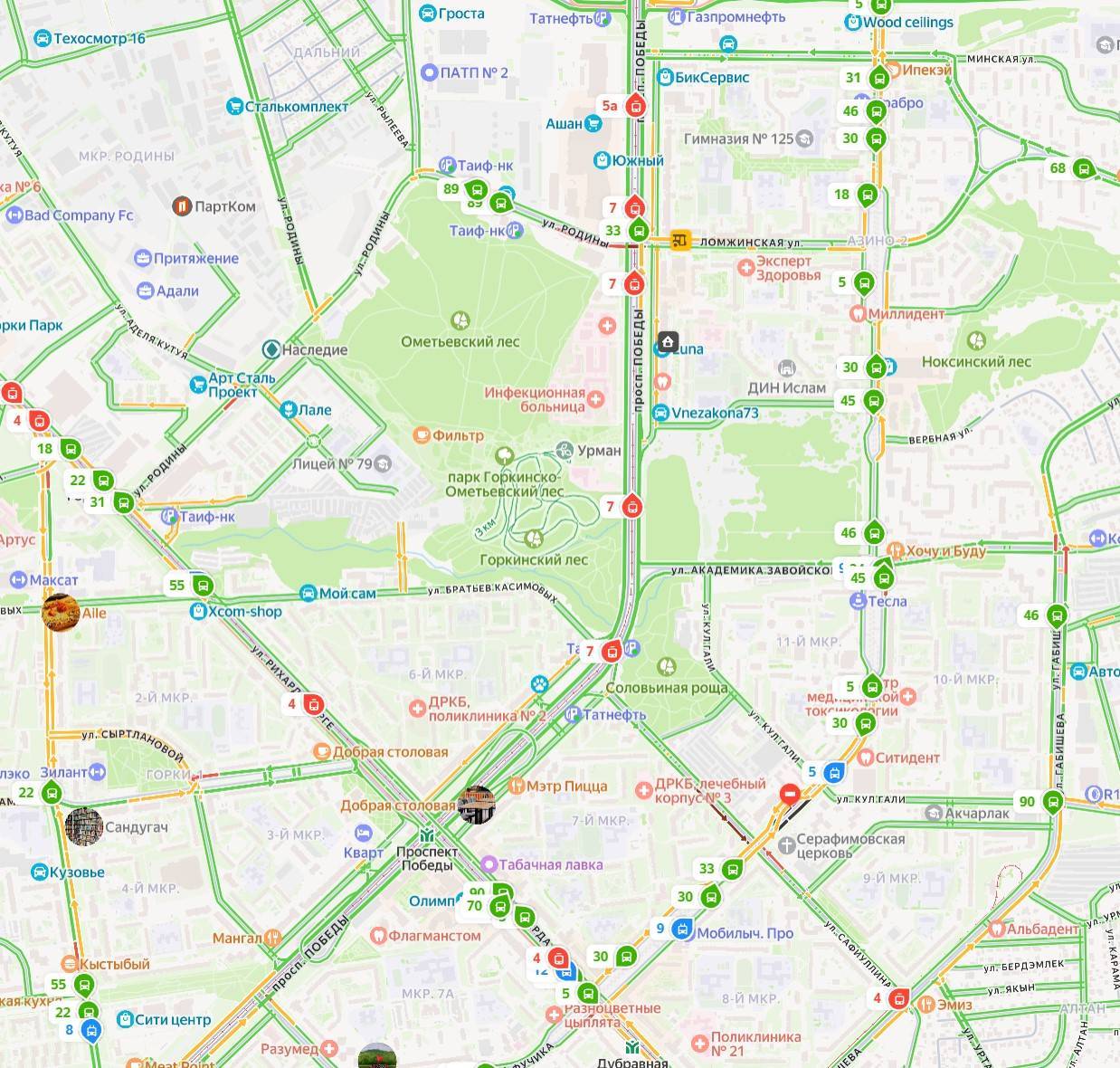 В Казани встали трамваи маршрутов №5 и 7 из-за схода состава