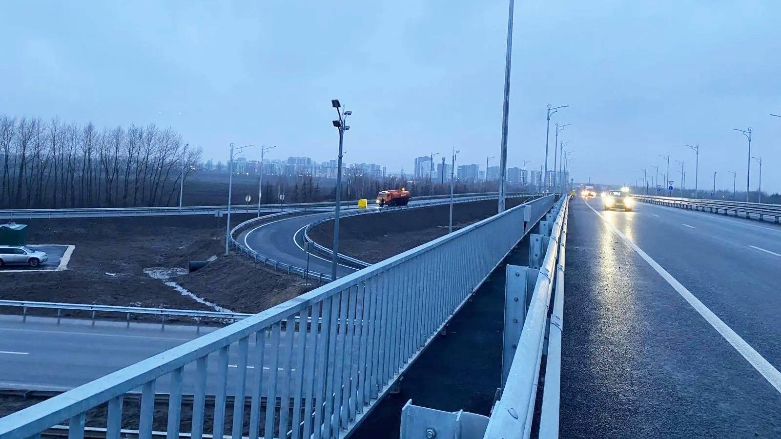 На дублере трассы Казань – Оренбург завершается реконструкция транспортной развязки
