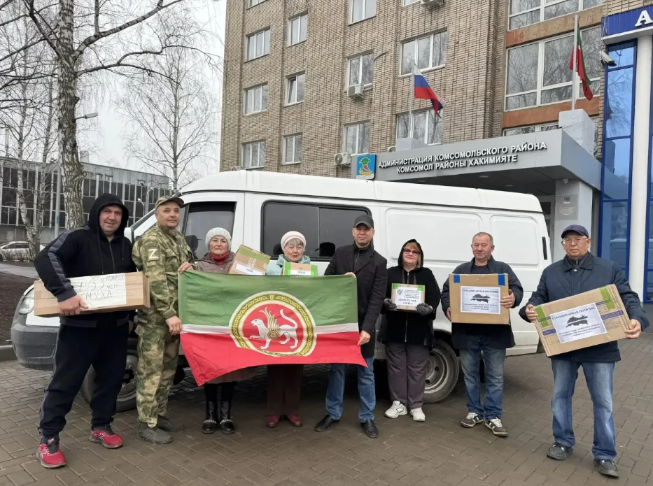 Партия гуманитарного груза весом 2 тонны отправилась из Челнов в зону СВО