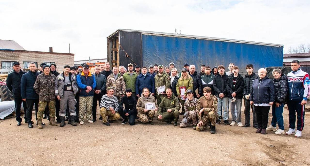 Нижнекамцы отправили еще около 30 тонн гуманитарного груза в зону СВО