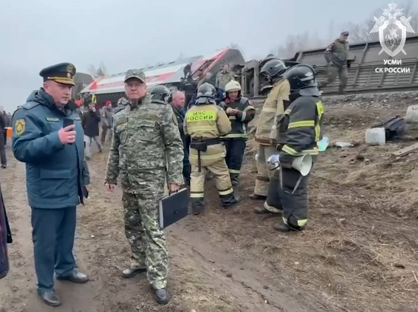Следком назвал причину схода с рельсов пассажирского поезда в Ульяновской области