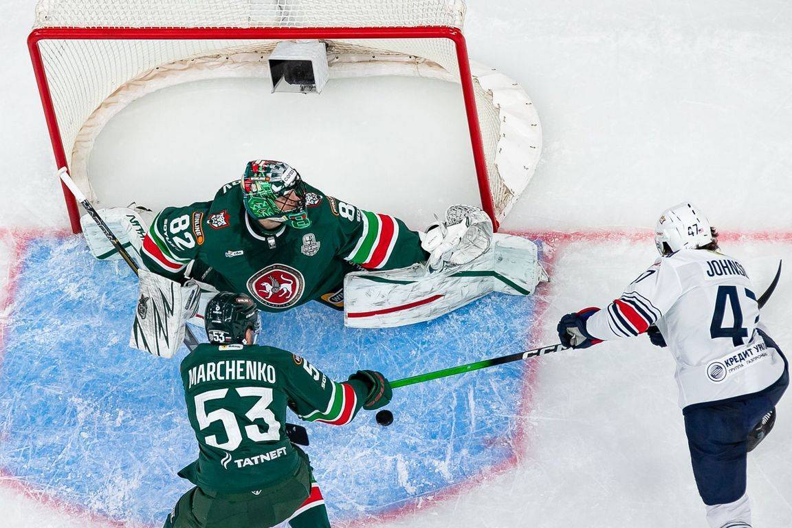 «Порадовали показательным хоккеем»: «Ак Барс» вырвался вперед в серии с «Металлургом»