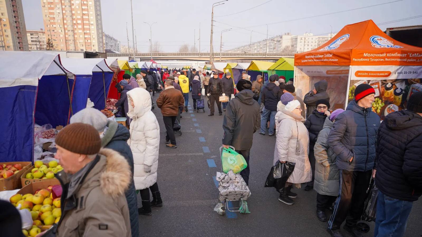 На сельхозярмарках татарстанцы купили продуктов на 375,5 млн рублей