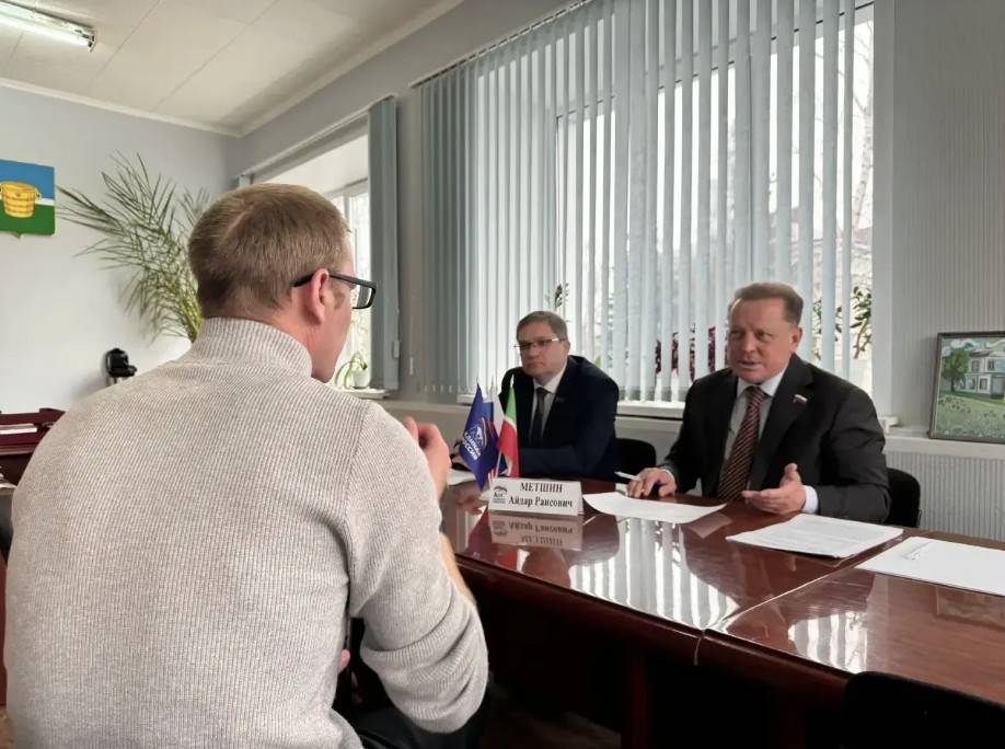 Депутат Госдумы Метшин в Чистополе встретился с участниками и ветеранами СВО