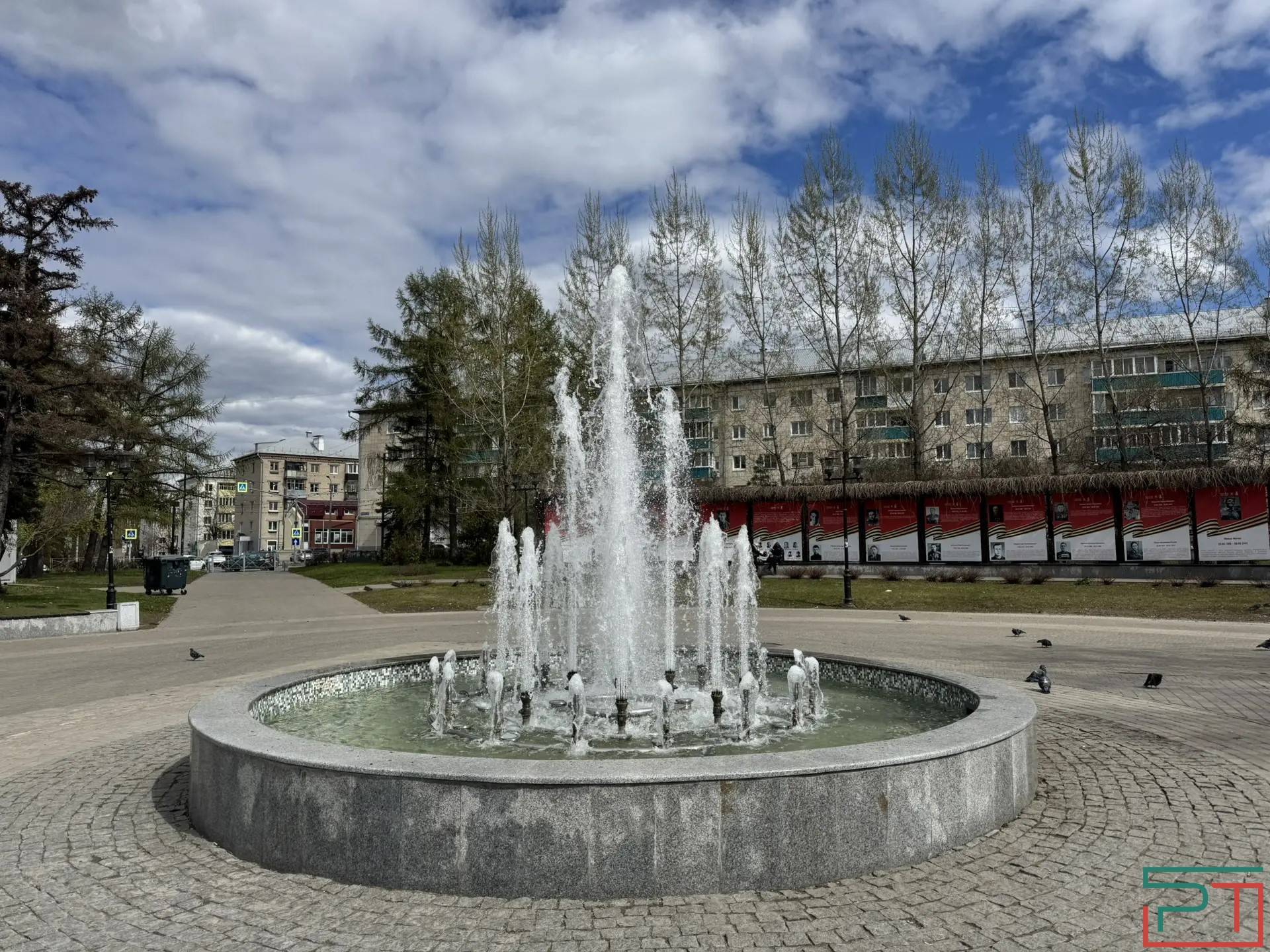 В Казани после зимы начали работать первые фонтаны