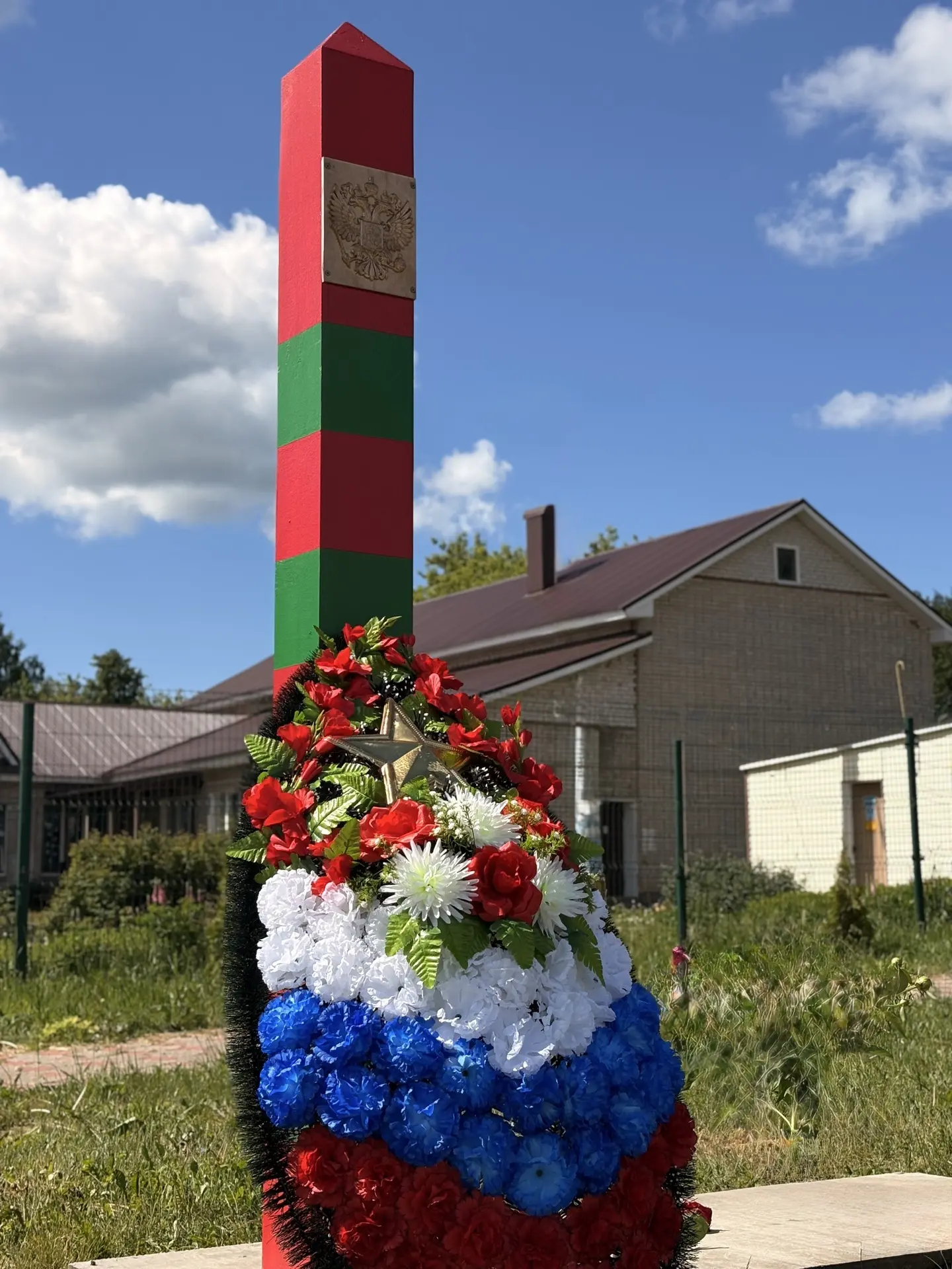 В День пограничника в Лаишевском районе торжественно открыли пограничный столб
