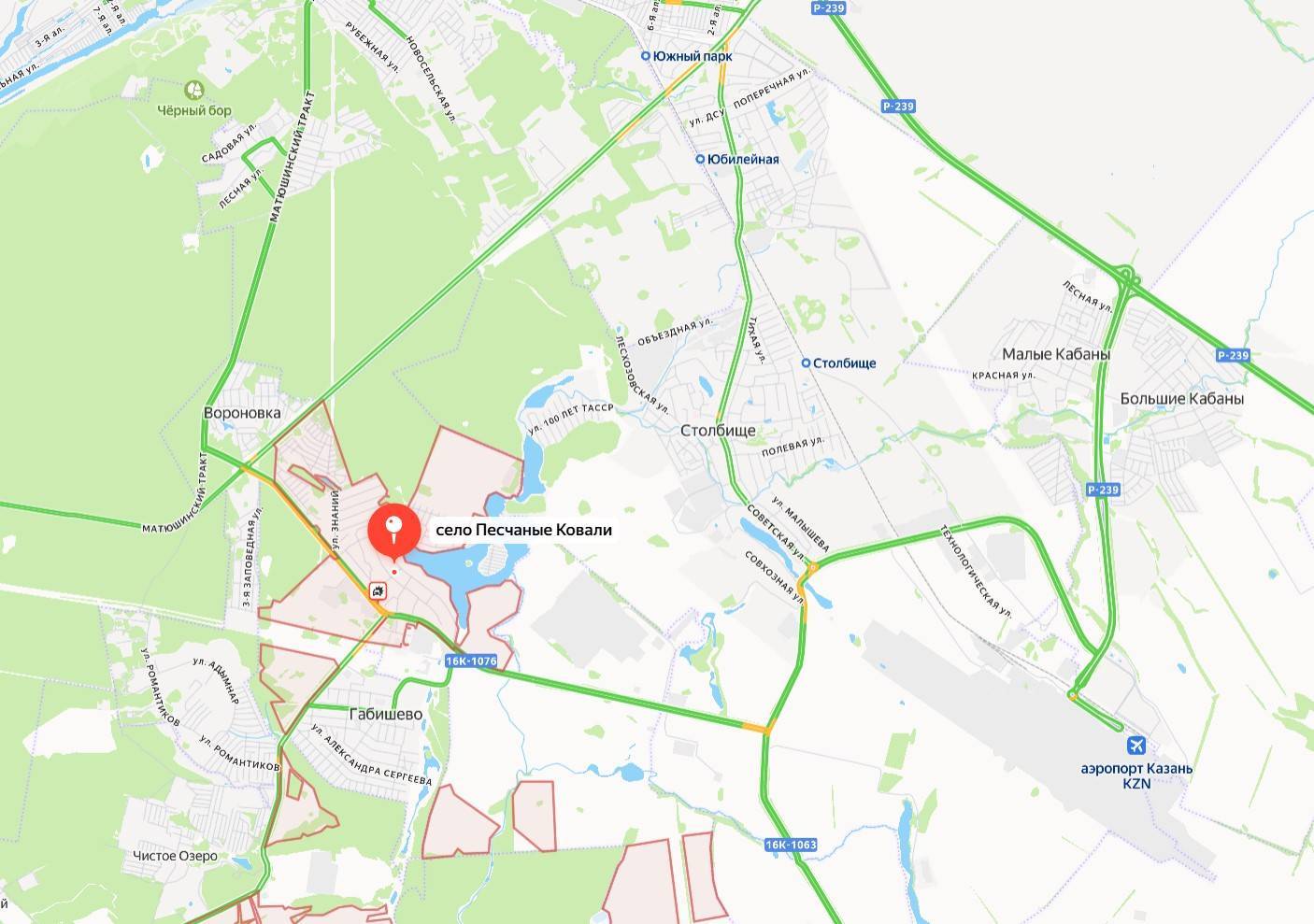 ДТП парализовало движение в селе Песчаные Ковали под Казанью