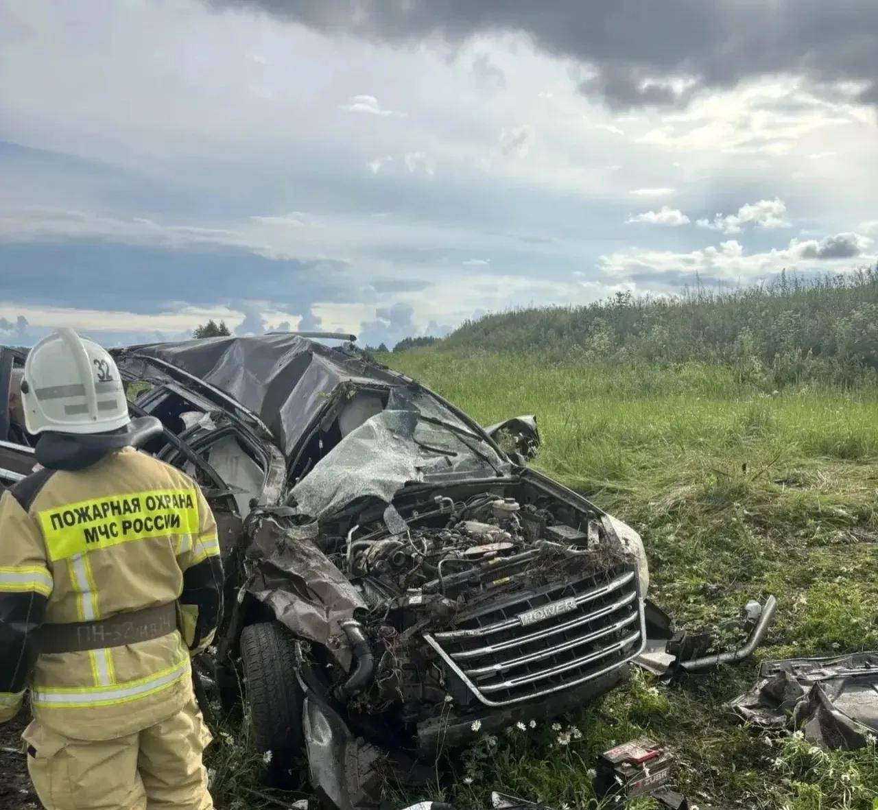 Пассажирка погибла в ДТП с перевернувшимся авто в Татарстане