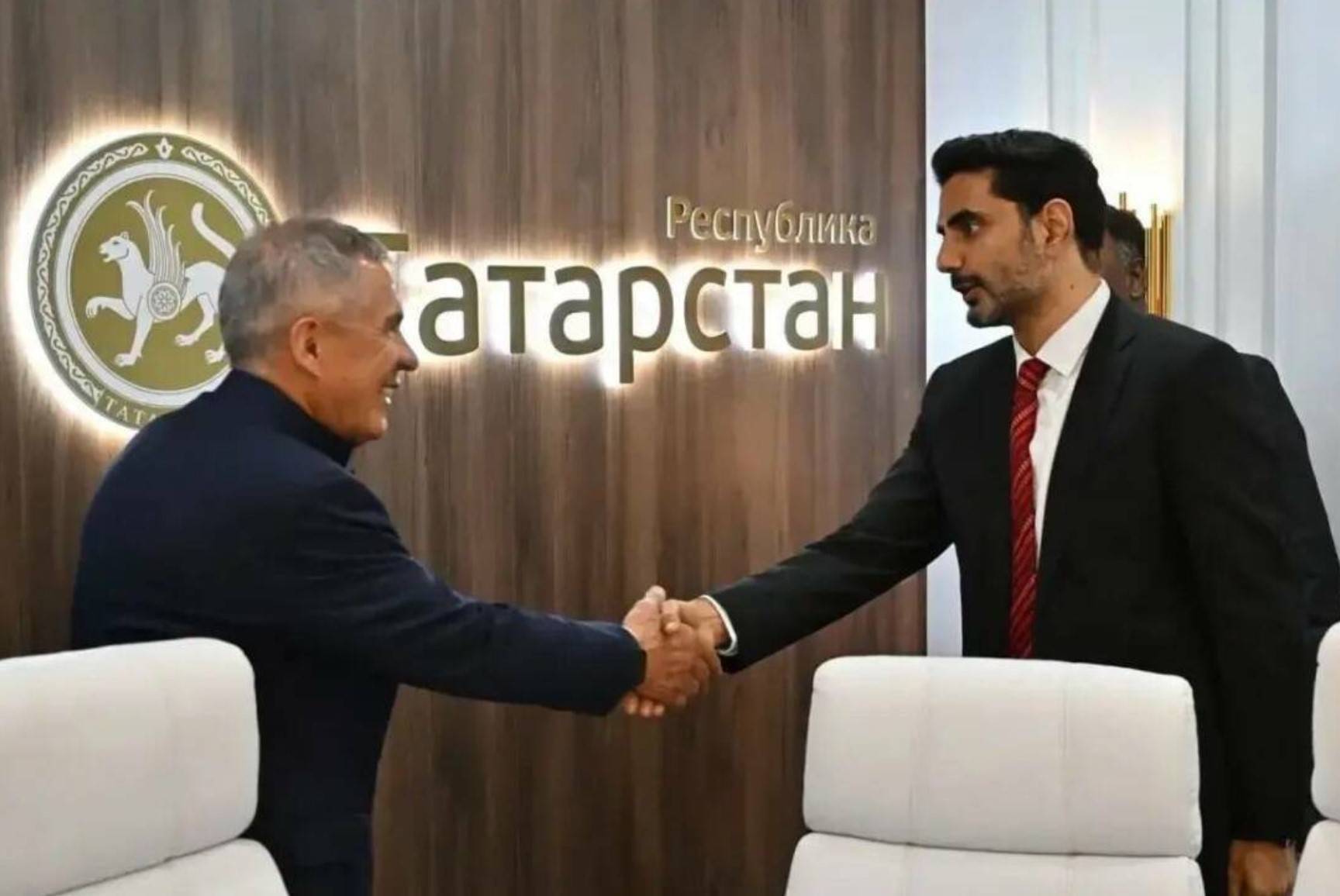 Раис Татарстана встретился с министром индийского штата Андхра-Прадеш