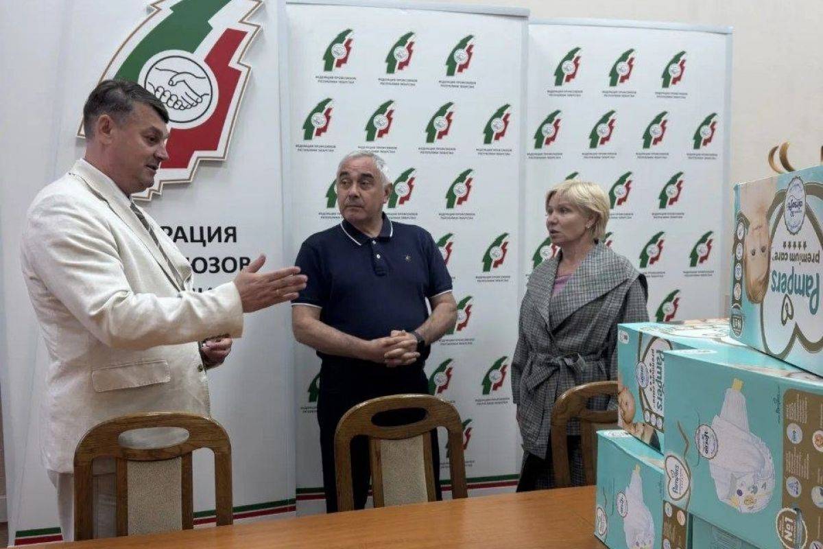 Профсоюзы Татарстана подготовили гуманитарную помощь для жителей Лисичанска