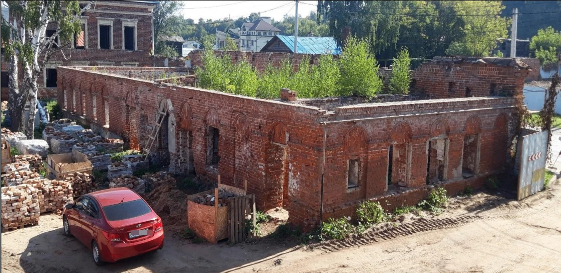 В усадьбе Образцова в Казани начались противоаварийные работы