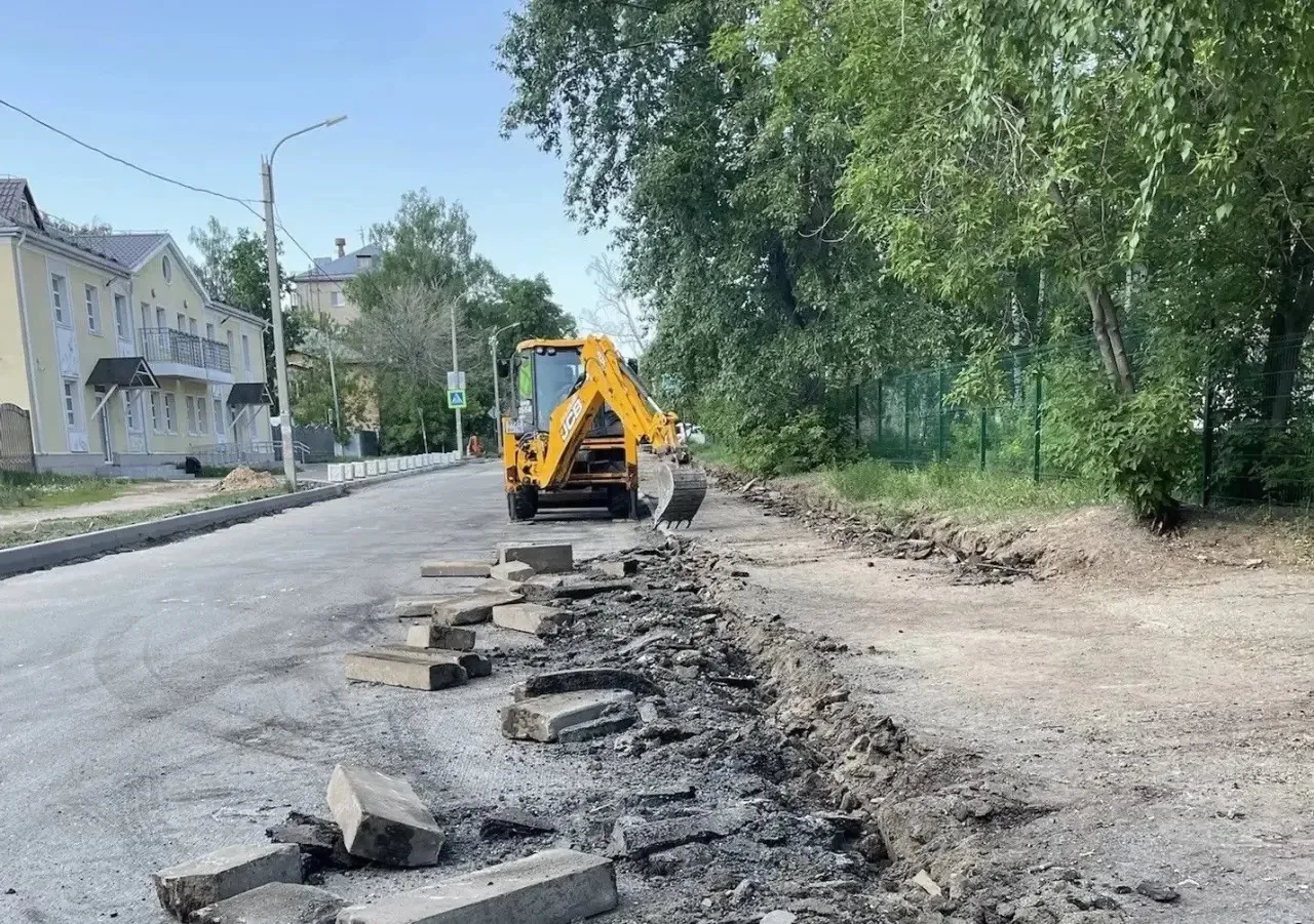 В Казани по нацпроекту ремонтируют улицу Маршрутную