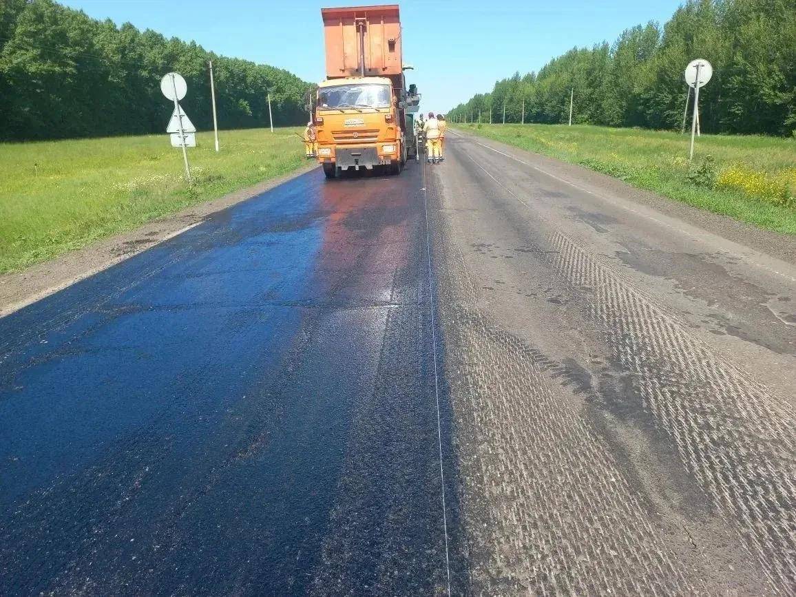 В Татарстане по нацпроекту отремонтируют 1,4 км дороги Чистополь — Нижнекамск