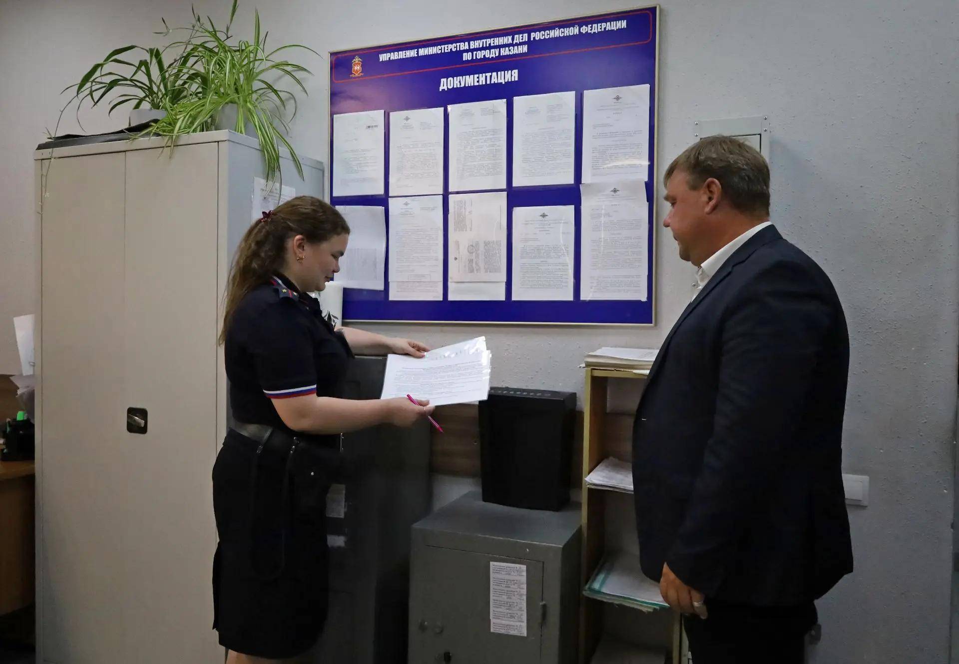 Главный редактор «Республики Татарстан» проверил работу отдела полиции в Казани