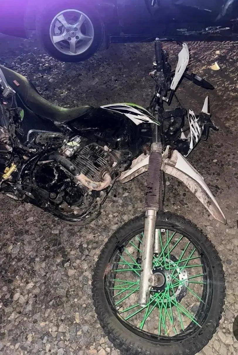 В Татарстане подросток получил тяжелые травмы, врезавшись в авто на мотоцикле