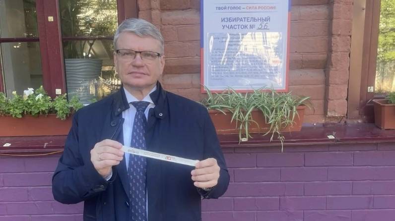 «Не просто процедура, а гражданский долг»: Алексей Созинов проголосовал на выборах в Госдуму