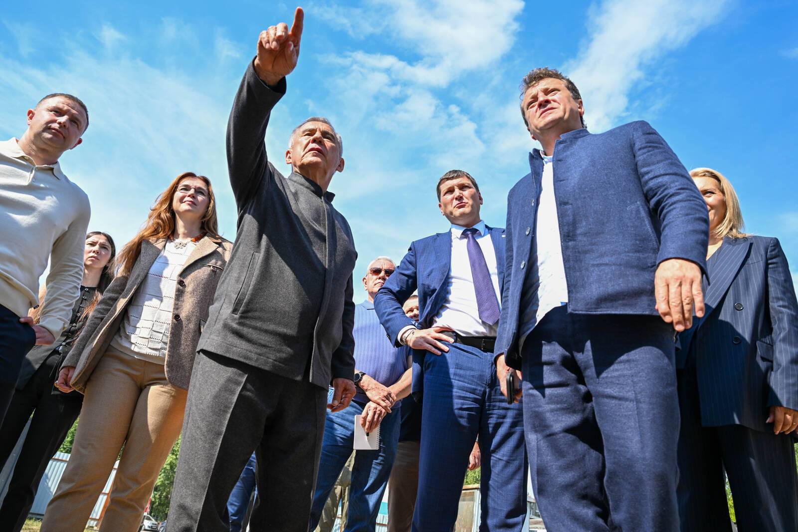 Раис Татарстана осмотрел объекты исторического центра Казани