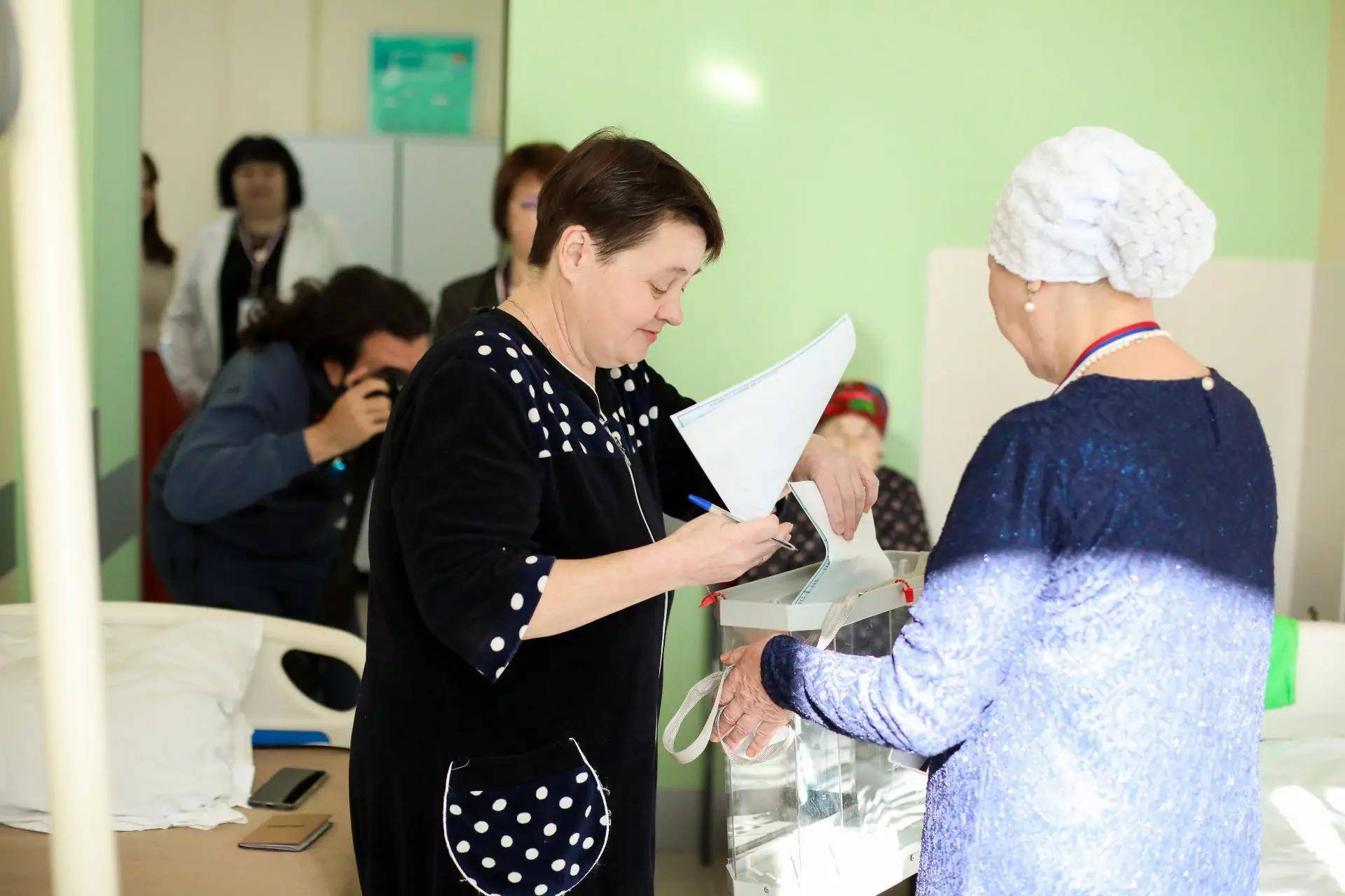 Пациенты Бугульминской ЦРБ проголосовали на выборах депутатов Госдумы