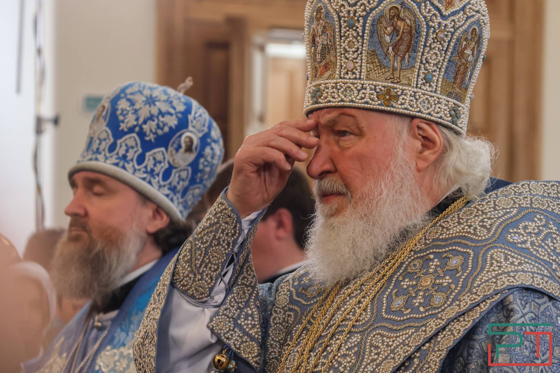 Патриарх Кирилл освятил отреставрированный храм Николы Тульского в Казани