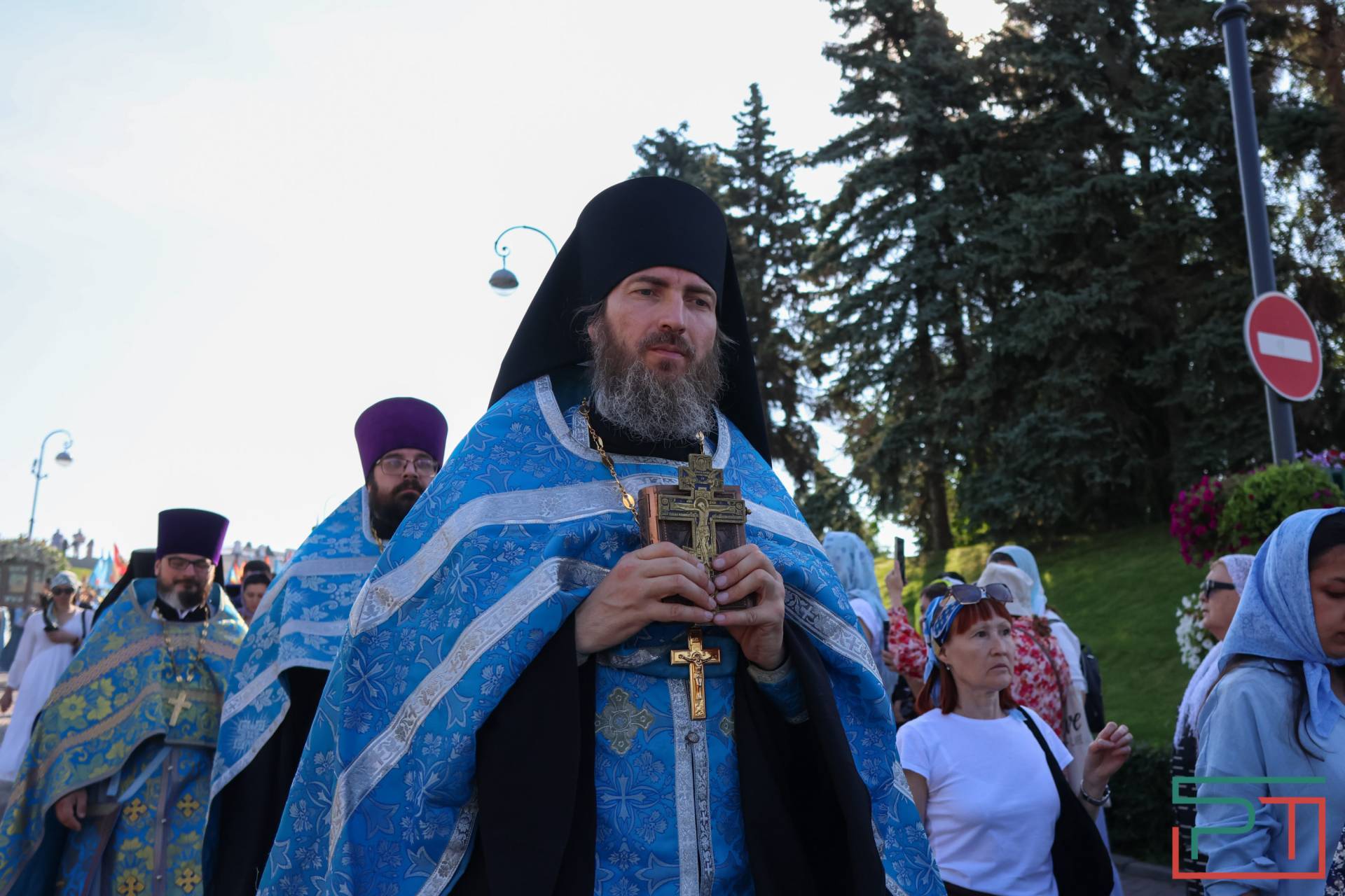 Патриарх Кирилл освятил отреставрированный храм Николы Тульского в Казани