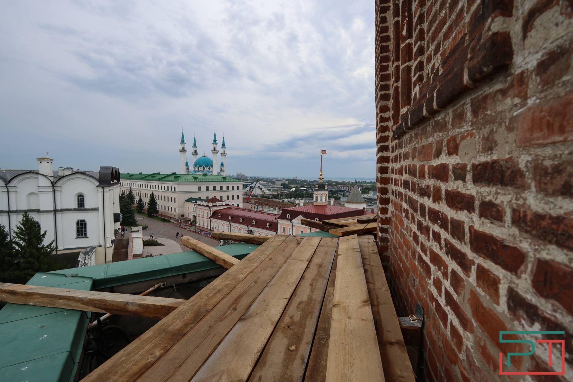 На башне Сююмбике ведутся реставрационные работы
