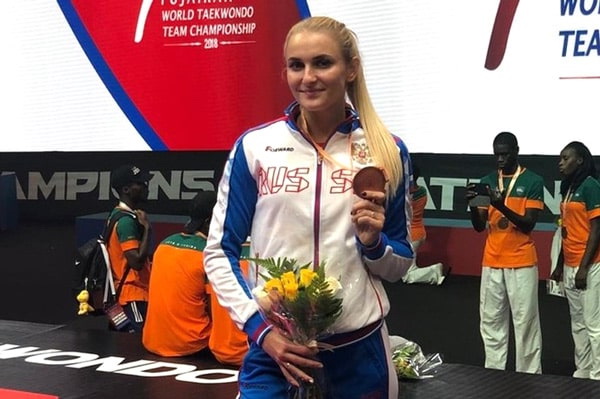 Юлия Миюц завоевала «бронзу» командного чемпионата мира по тхэквондо