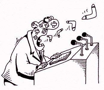 карикатура-бумеранг