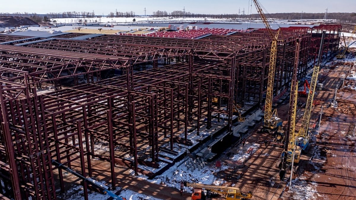 Логистический комплекс в Закамье, ОЭЗ Алабуга - построен на 50%