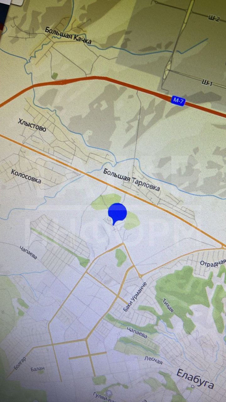 Беспилотник в Татарстане сбили в Елабужском районе