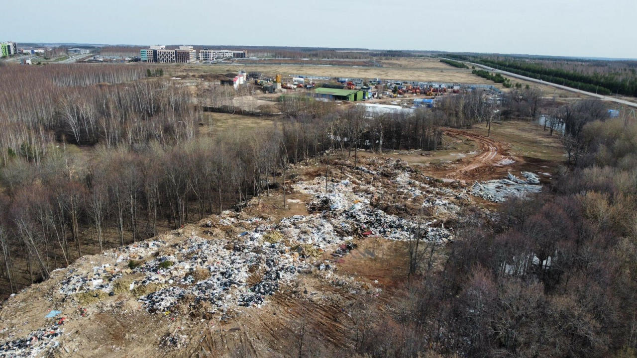 В Иннополисе нашли мусор площадью 1,5 га