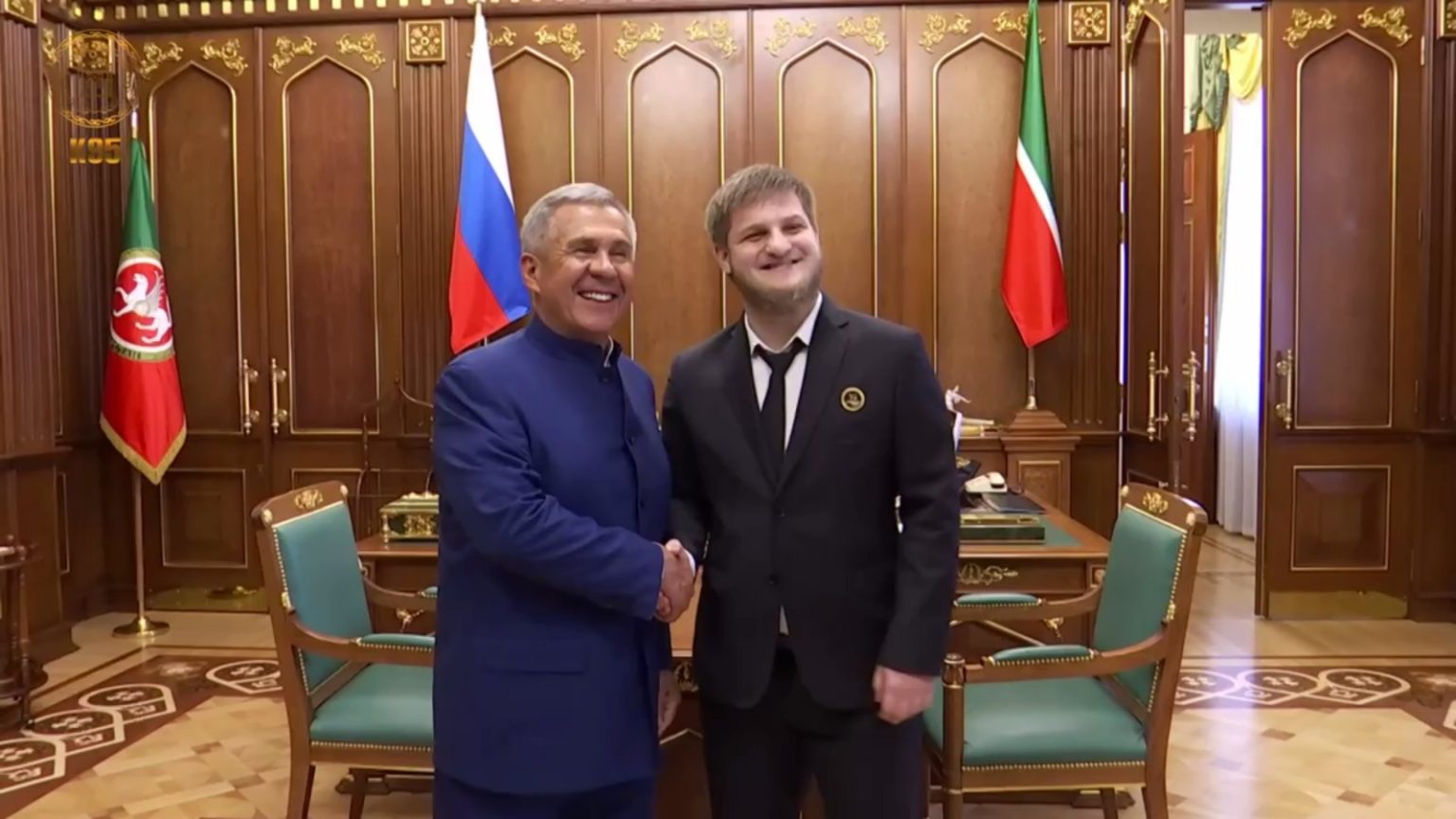 Минниханов провел встречу с Ахматом Кадыровым