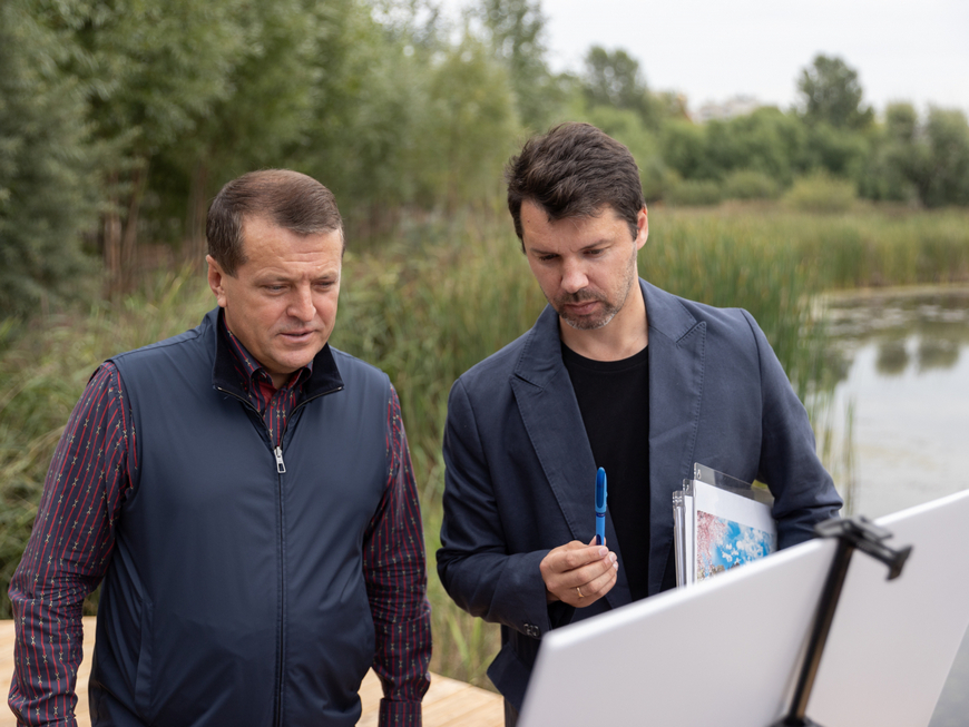 Благоустройство первой очереди Большого Чайкового озера в Казани завершат в октябре