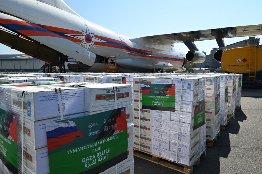 ДУМ РТ передал более 9 тонн гуманитарной помощи в Сектор Газа