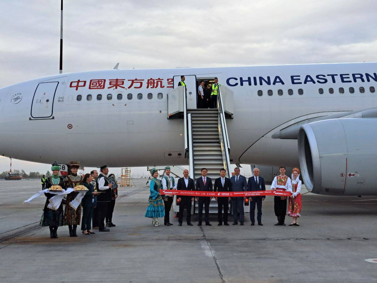 В Казань прилетел первый авиарейс из Шанхая