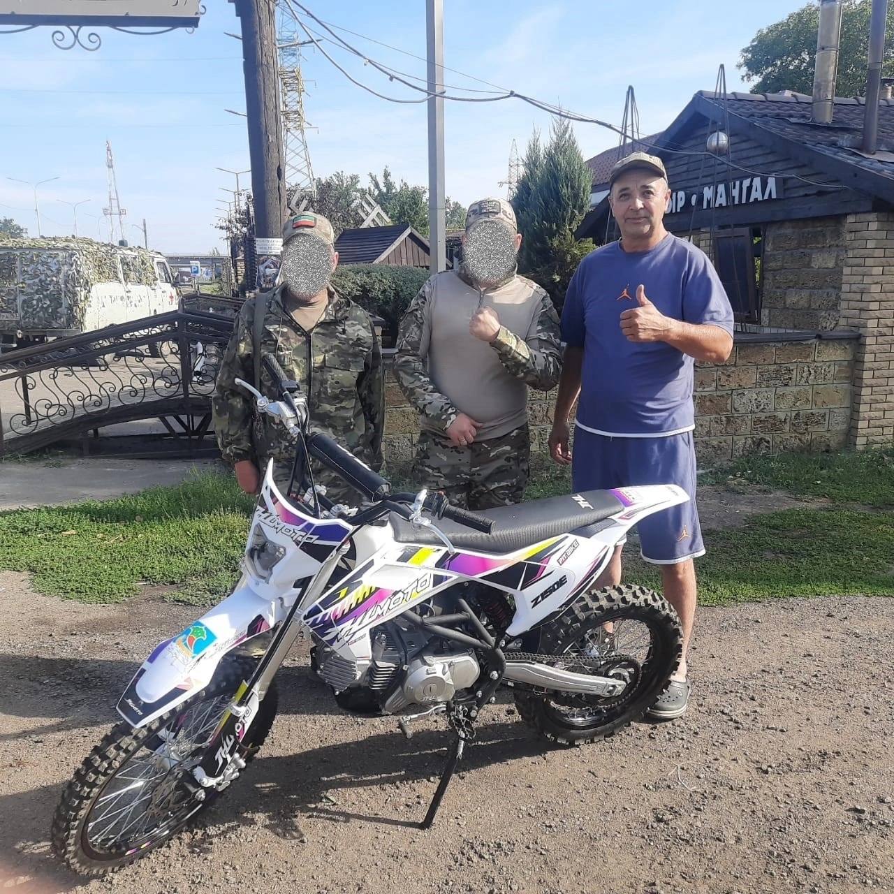 Бойцу СВО доставили мотоцикл от мэра Челнов