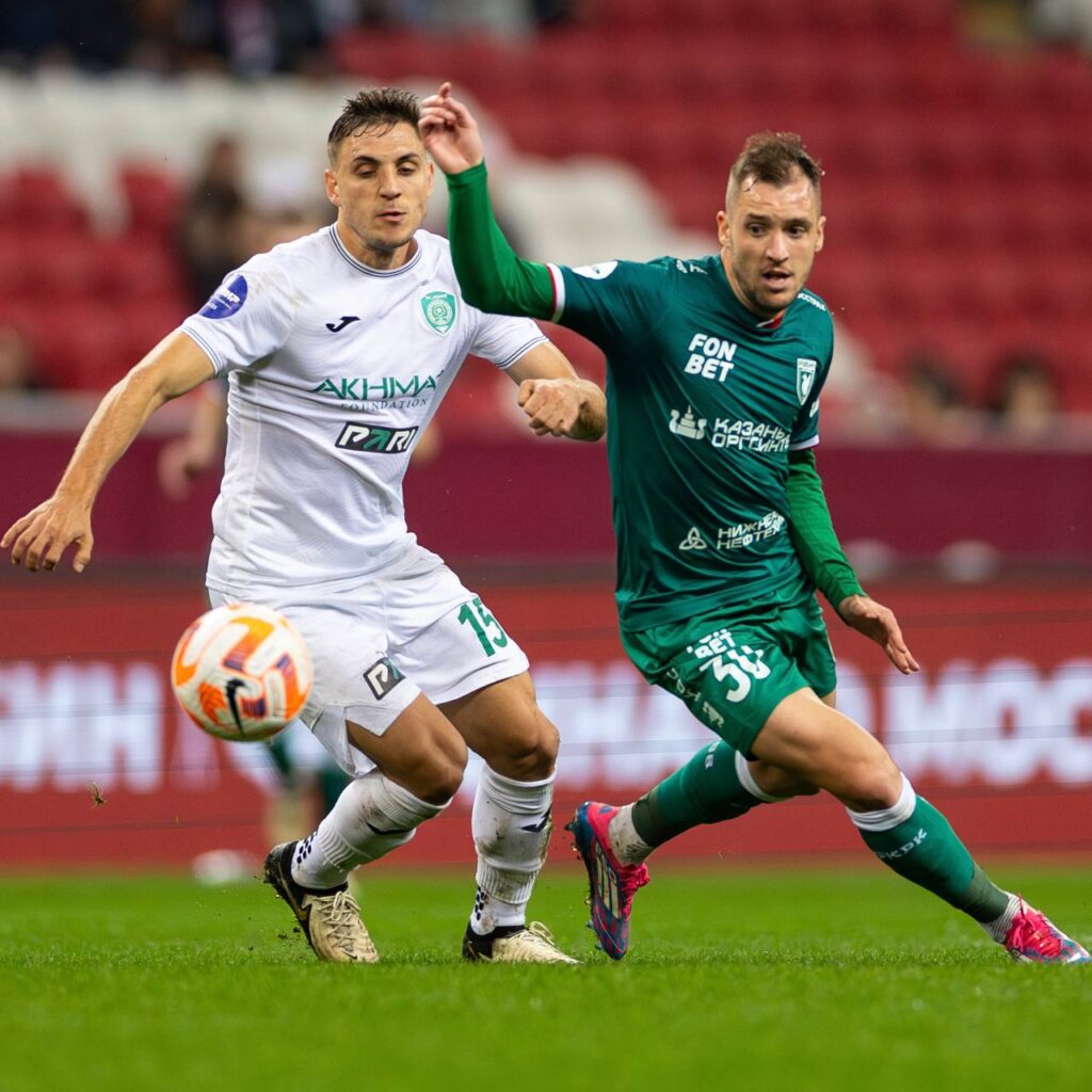 «Рубин» одержал победу над грозненским «Ахматом» со счетом 2:0