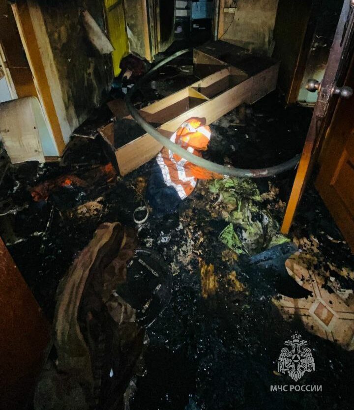 В Лаишево из-за непотушенной сигареты случился пожар — погиб мужчина