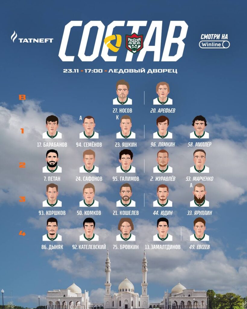 Глеб Носов будет защищать ворота «Ак Барса» в матче с «Северсталью»