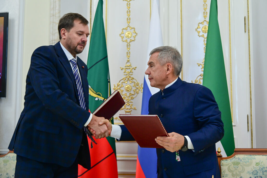 Минниханов провел встречу с Балицким в Казанском Кремле