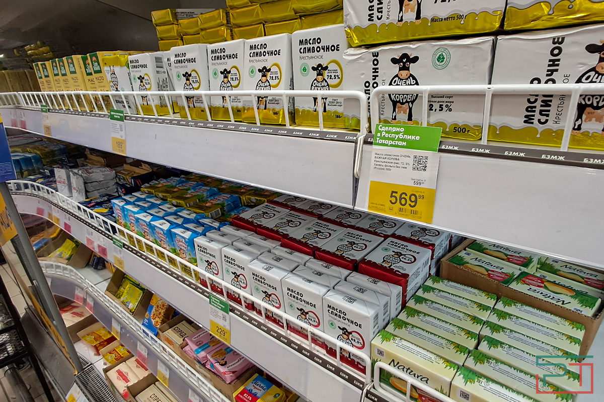 Яичный рекорд бит: почему в Татарстане, где много молока, подорожало сливочное масло